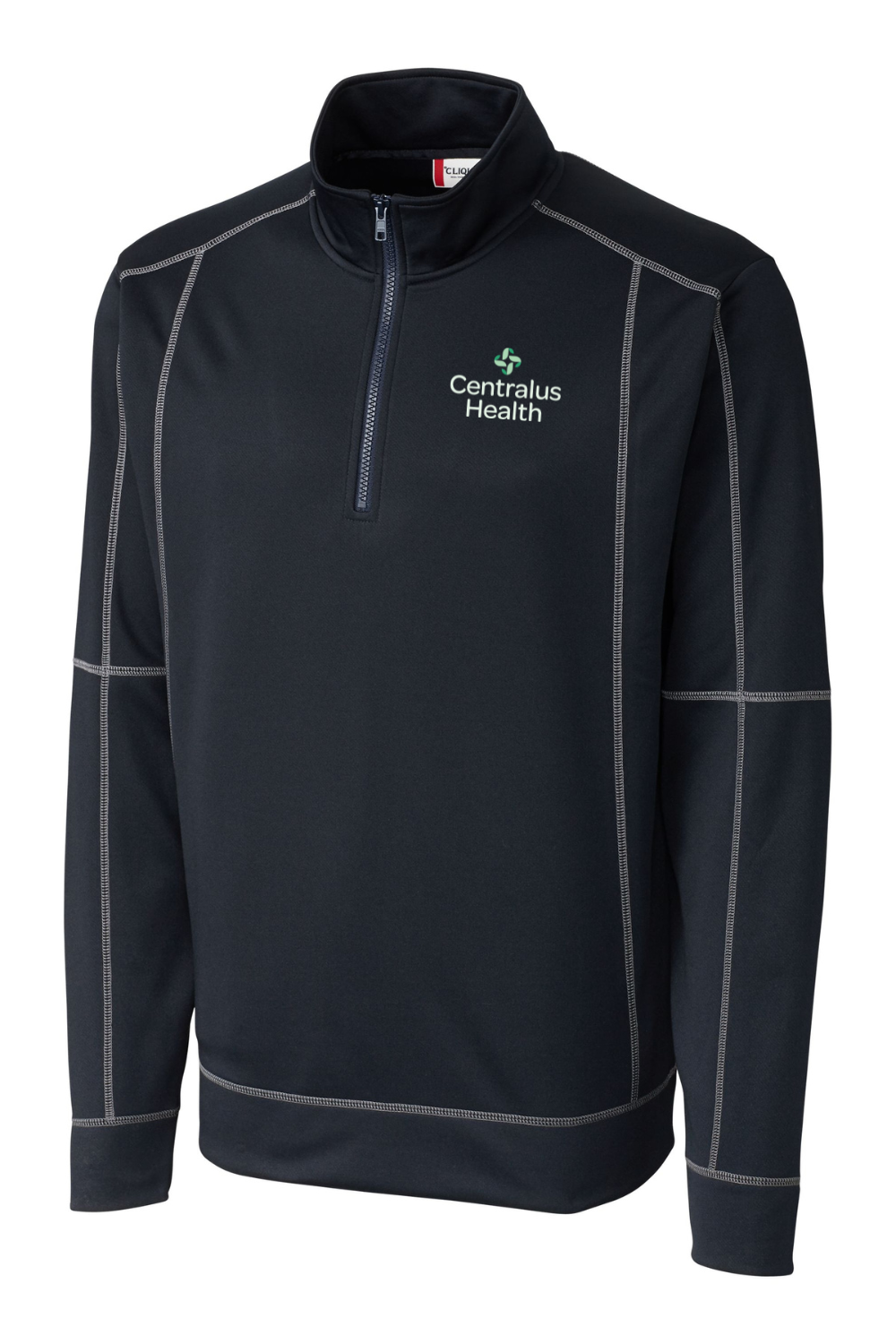 CLIQUE - Herren Sweatshirt Half Zip Sweats Mit Stehkragen Übergröße 3XL